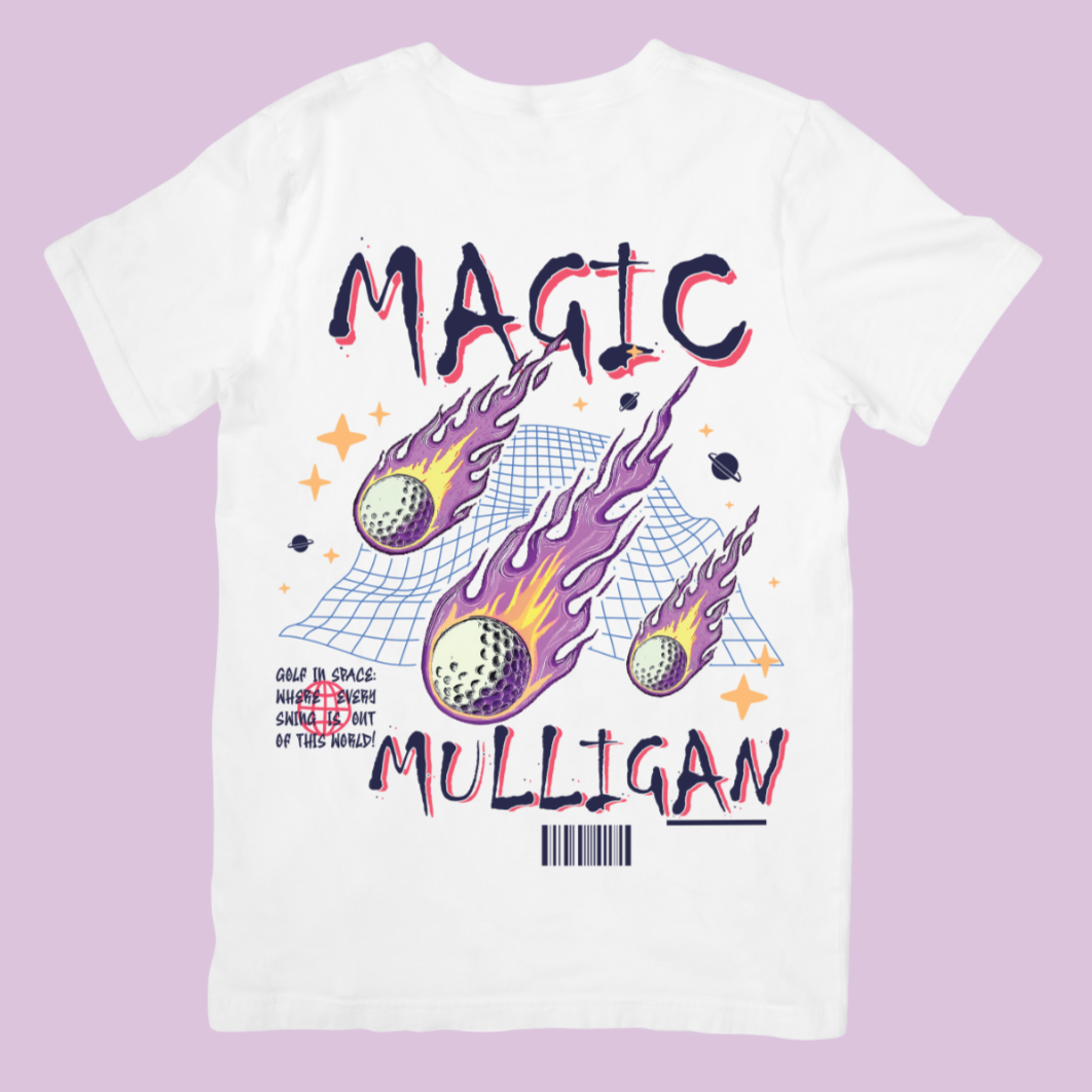 Magic Mulligan Purple Astro Short Sleeve T-Shirt